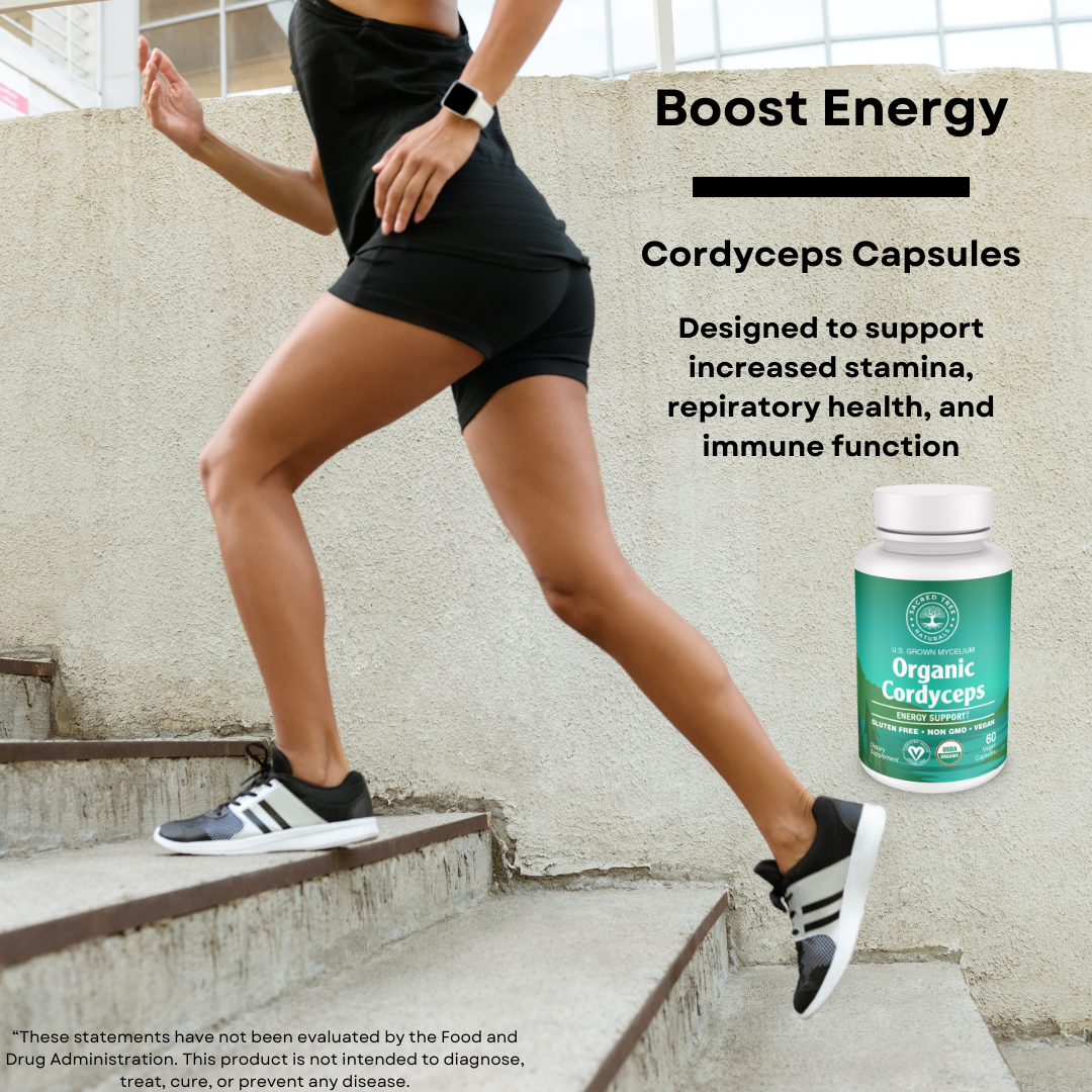 Focus & Vitality Duo - Cordyceps and Lion’s Mane Mushroom Capsules