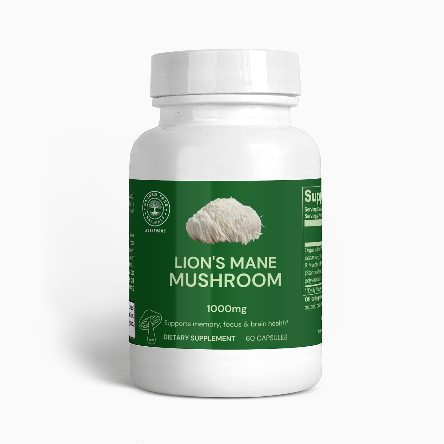 Brain & Body Wellness Bundle: Lion’s Mane and Reishi Mushroom Capsules