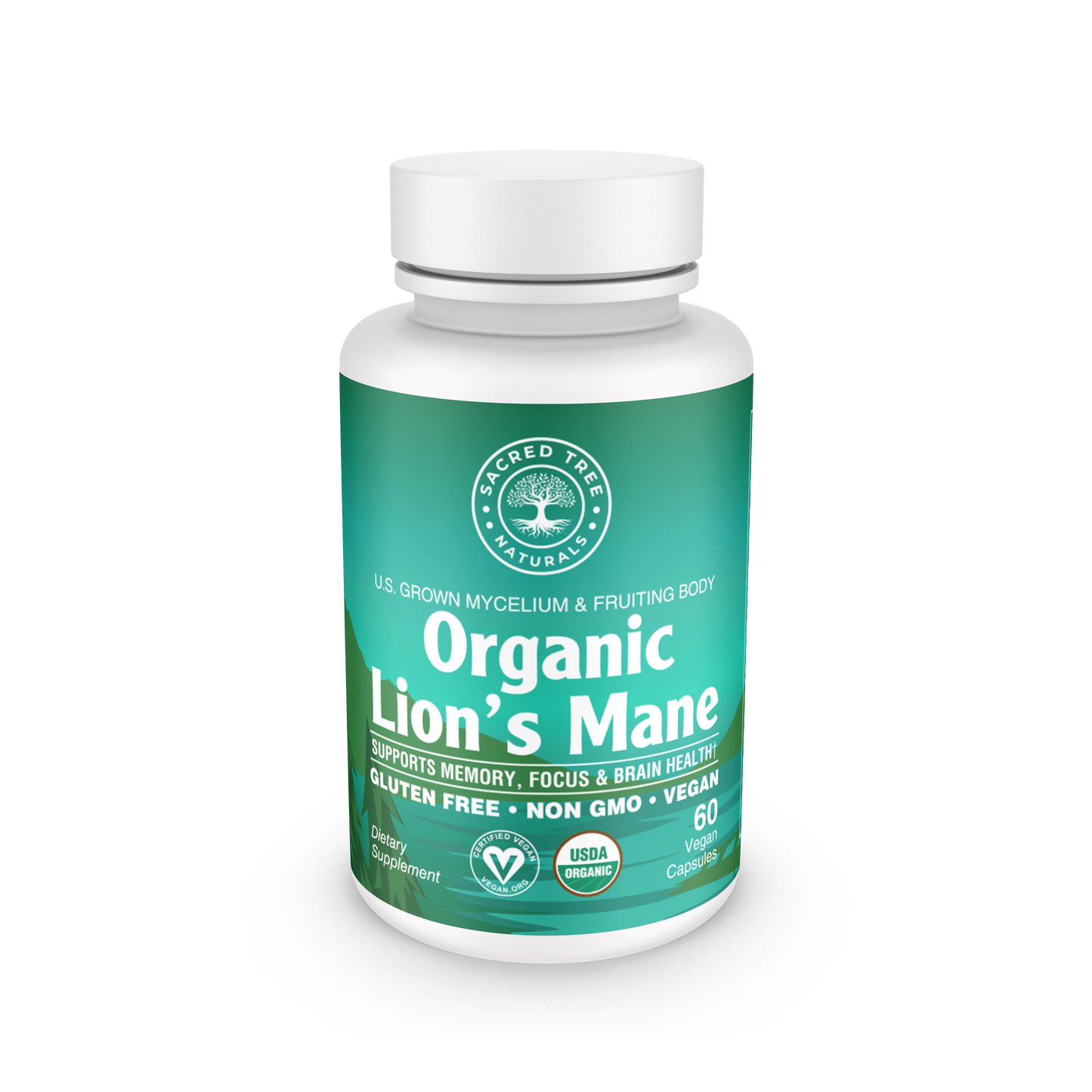 Organic Lion's Mane Mushroom Capsules